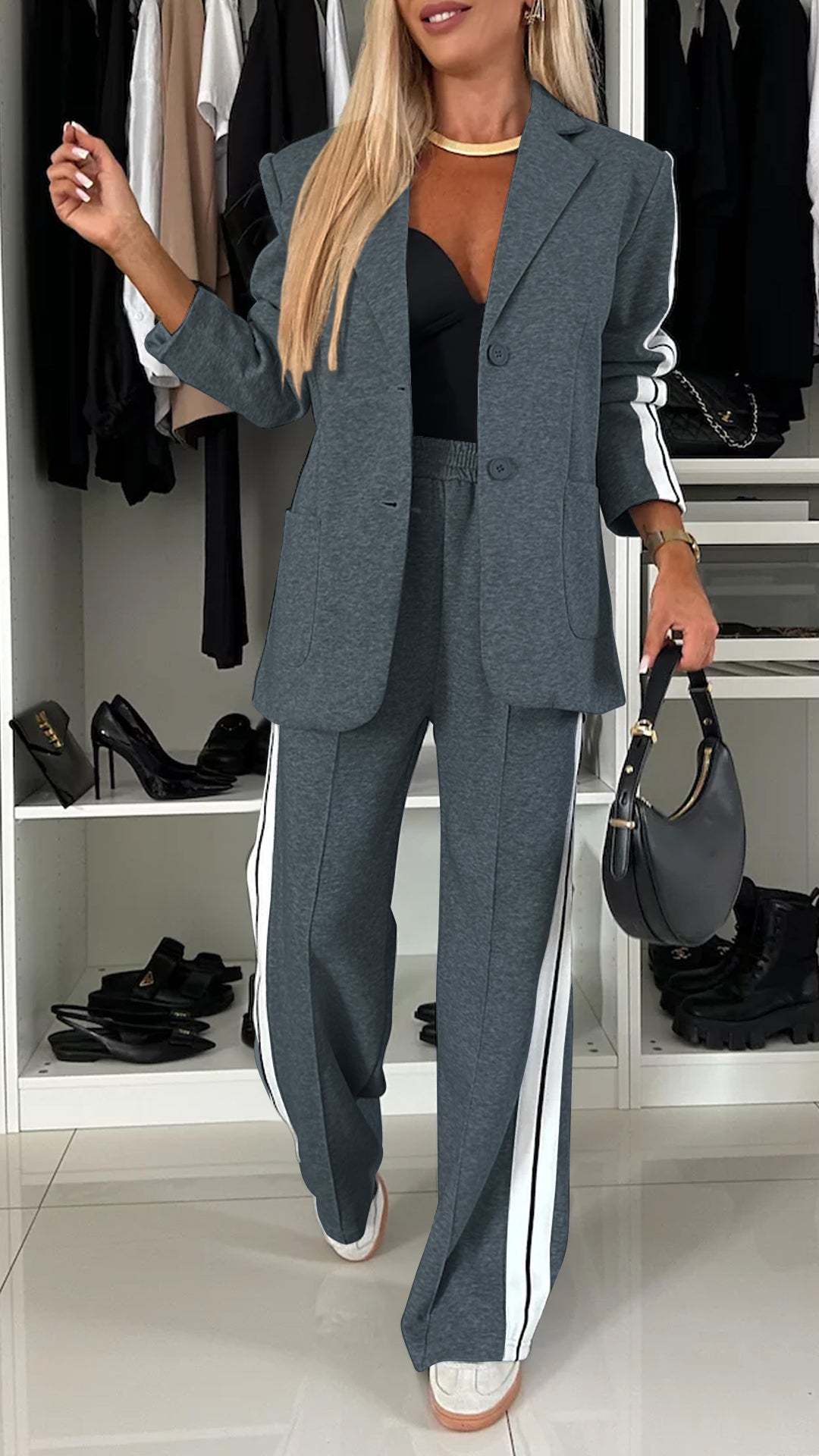 CONJUNTO PANTALON BLAZER RAYA