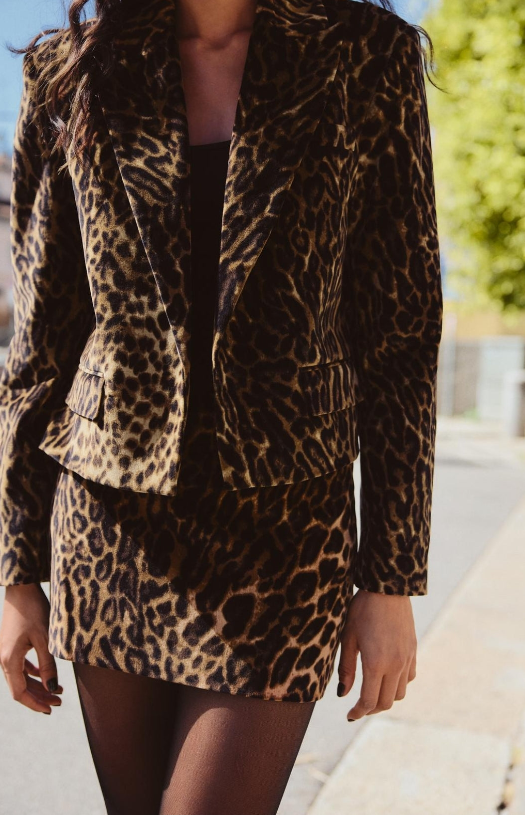 FALDA CORTA ESTAMPADO LEOPARDO