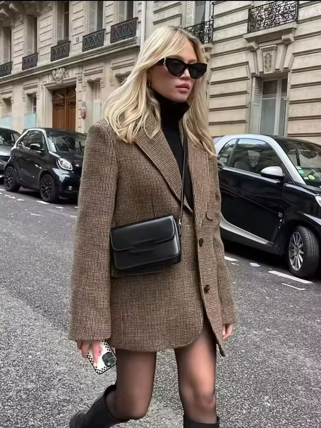 BLAZER DISEÑO PATA DE GALLO