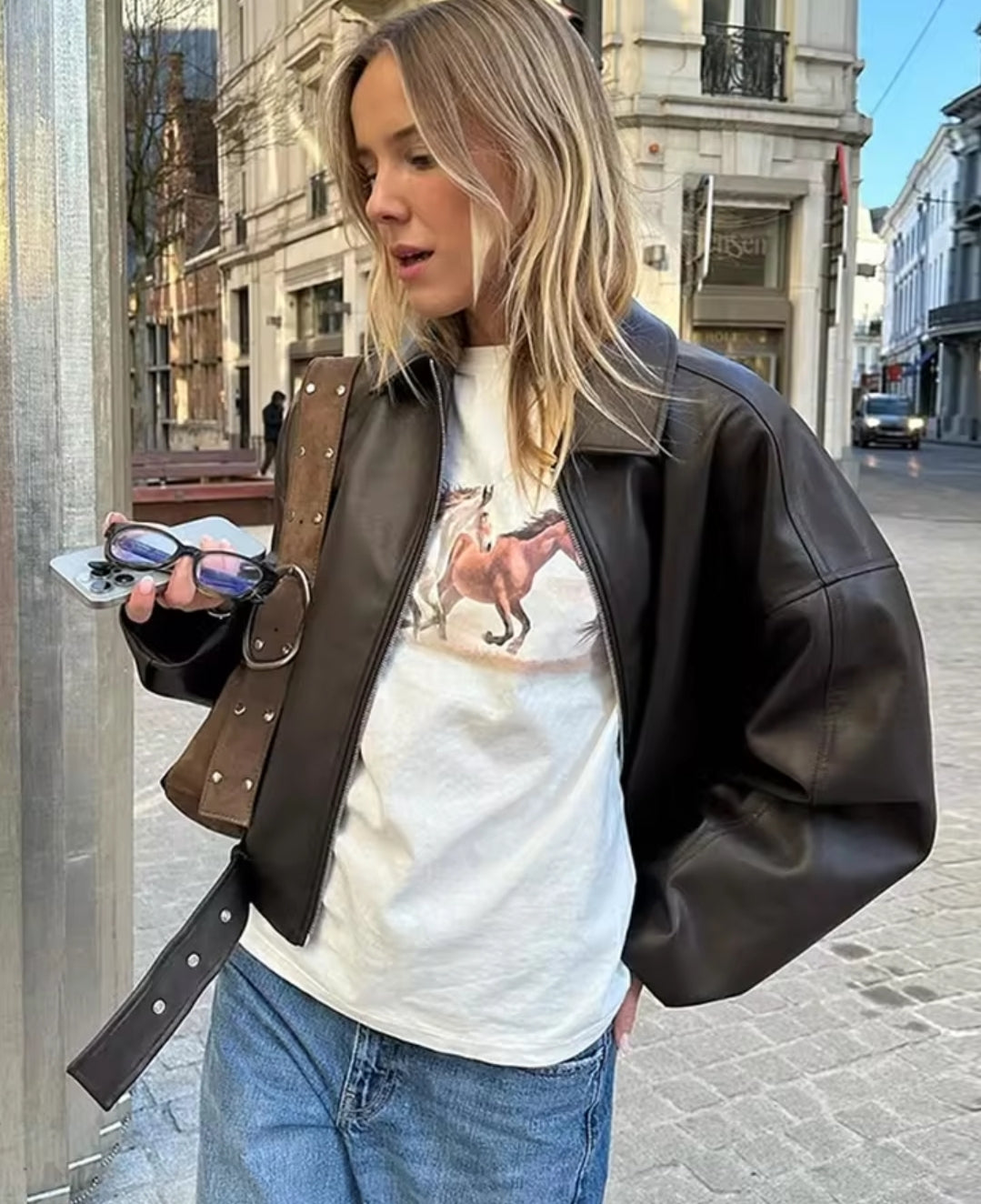 BOMBER EFECTO PIEL