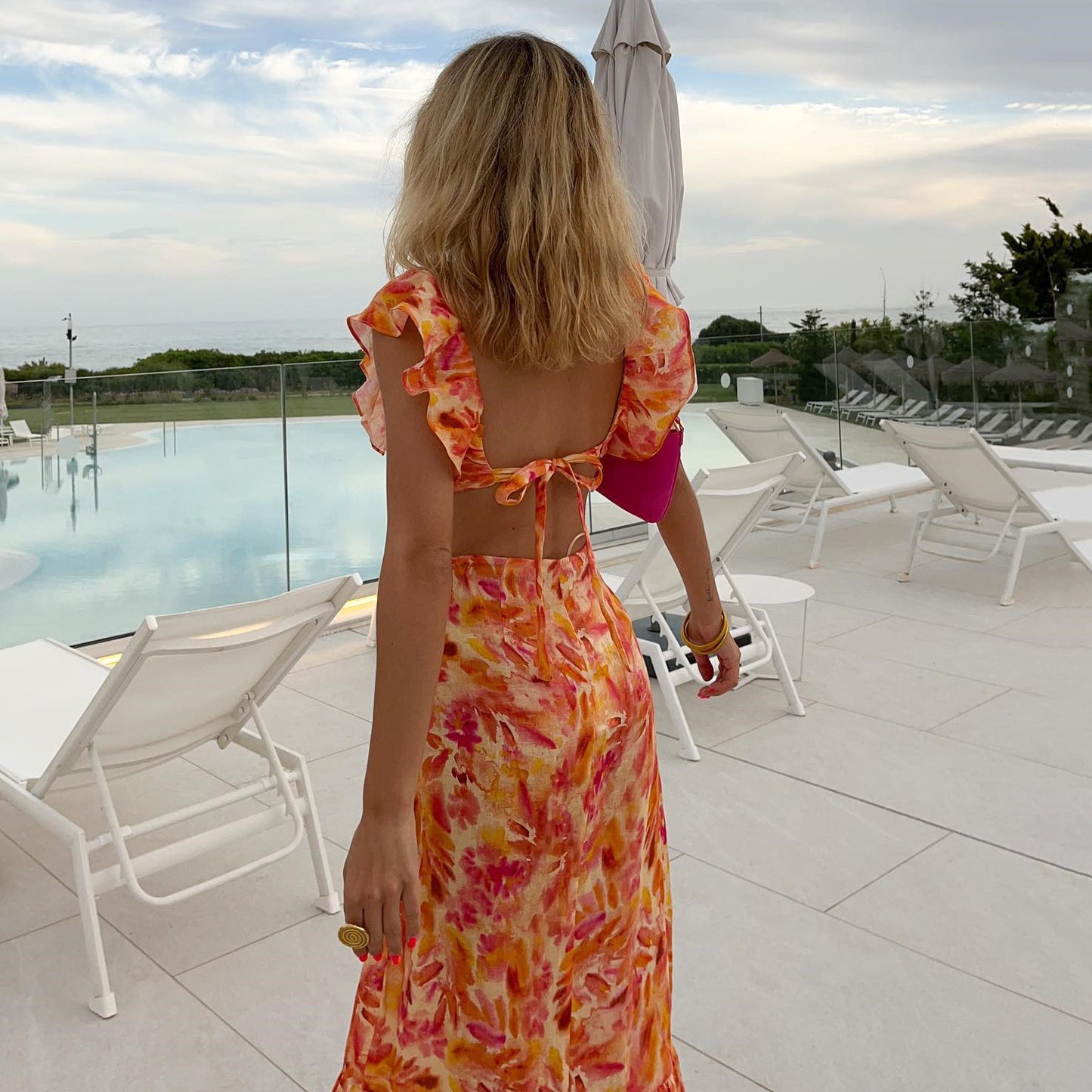 VESTIDO ESTAMPADO DE FLORES