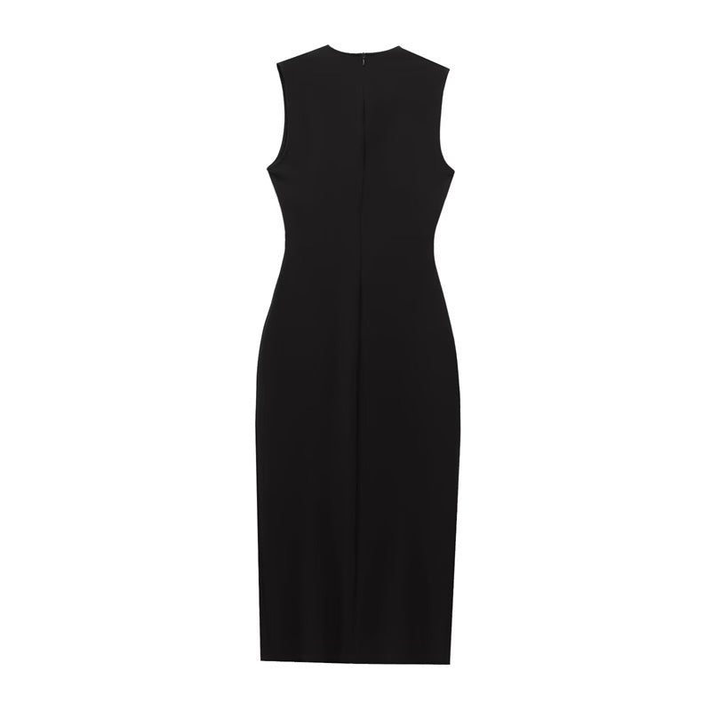 VESTIDO CON BOTONES Y CINTURÓN