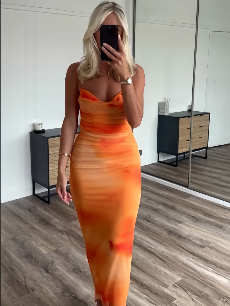 VESTIDO LARGO TUL