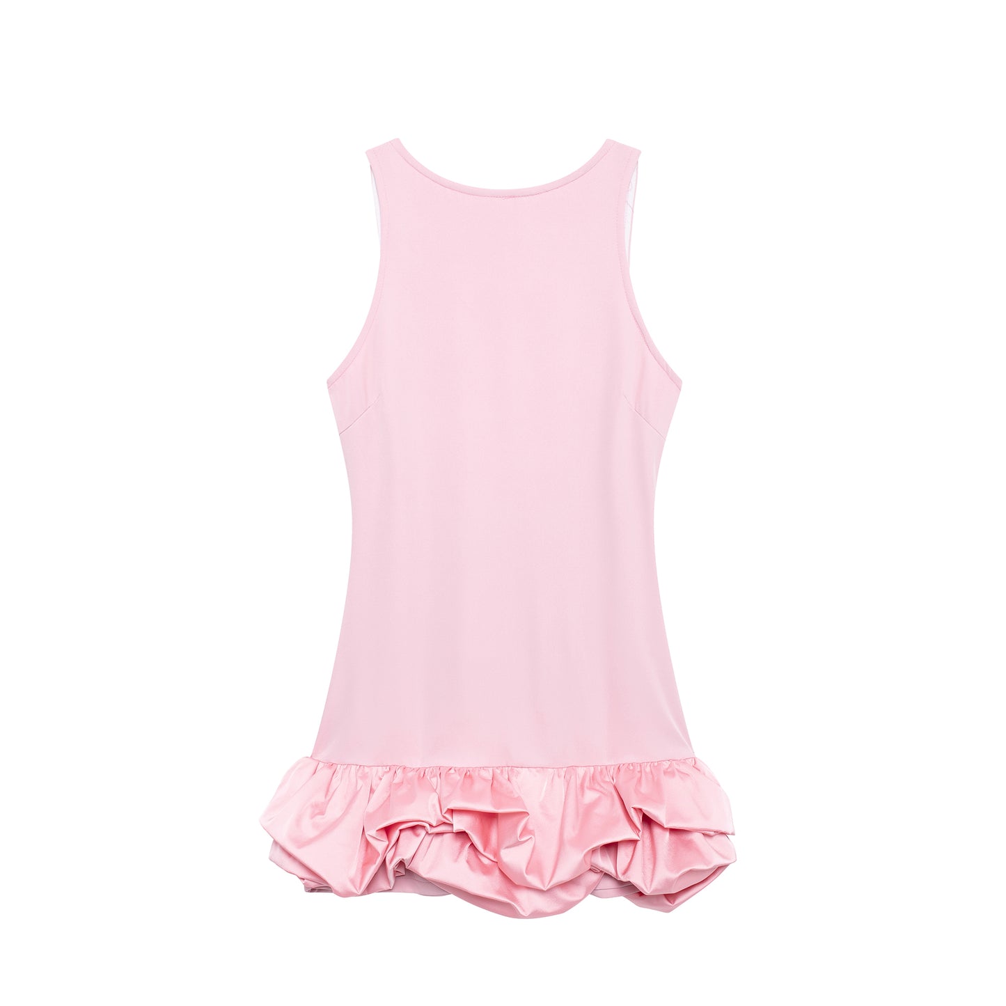 VESTIDO TIRANTES CON DETALLE DE VOLANTE
