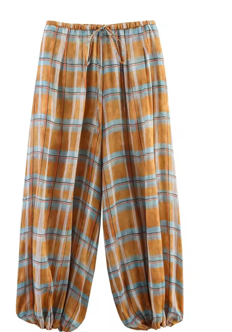 PANTALÓN BOMBACHO CUADROS