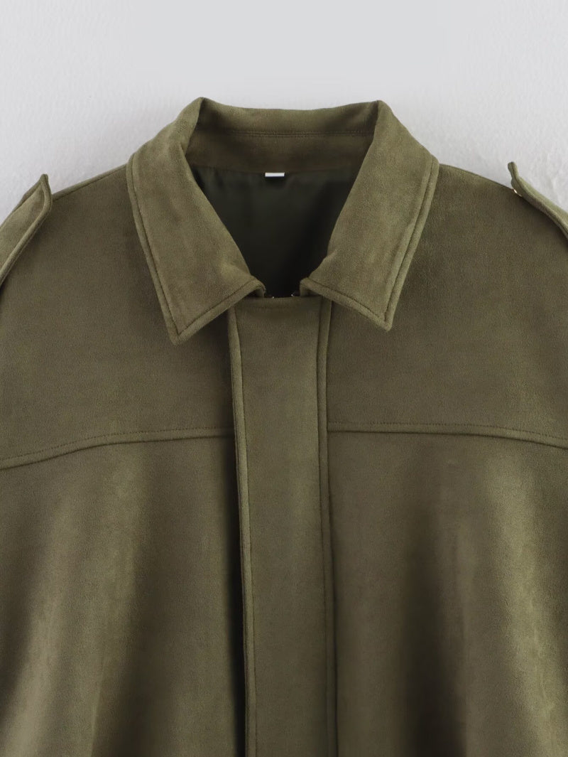 BOMBER SUELTA CON CUELLO