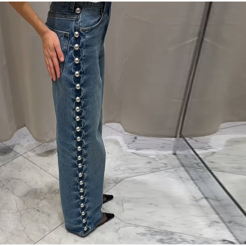 JEANS TACHUELAS