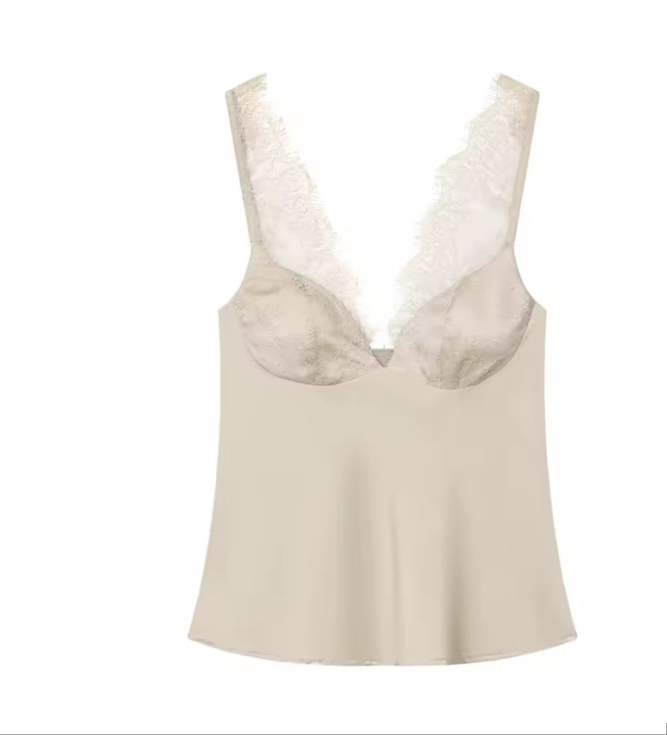 TOP LENCERO BEIGE