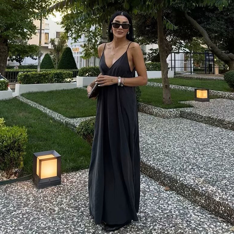 VESTIDO BÁSICO LARGO