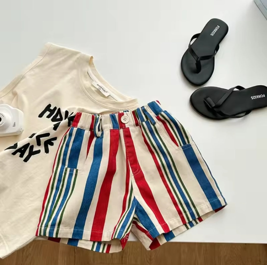 BERMUDAS RAYAS VINTAGE