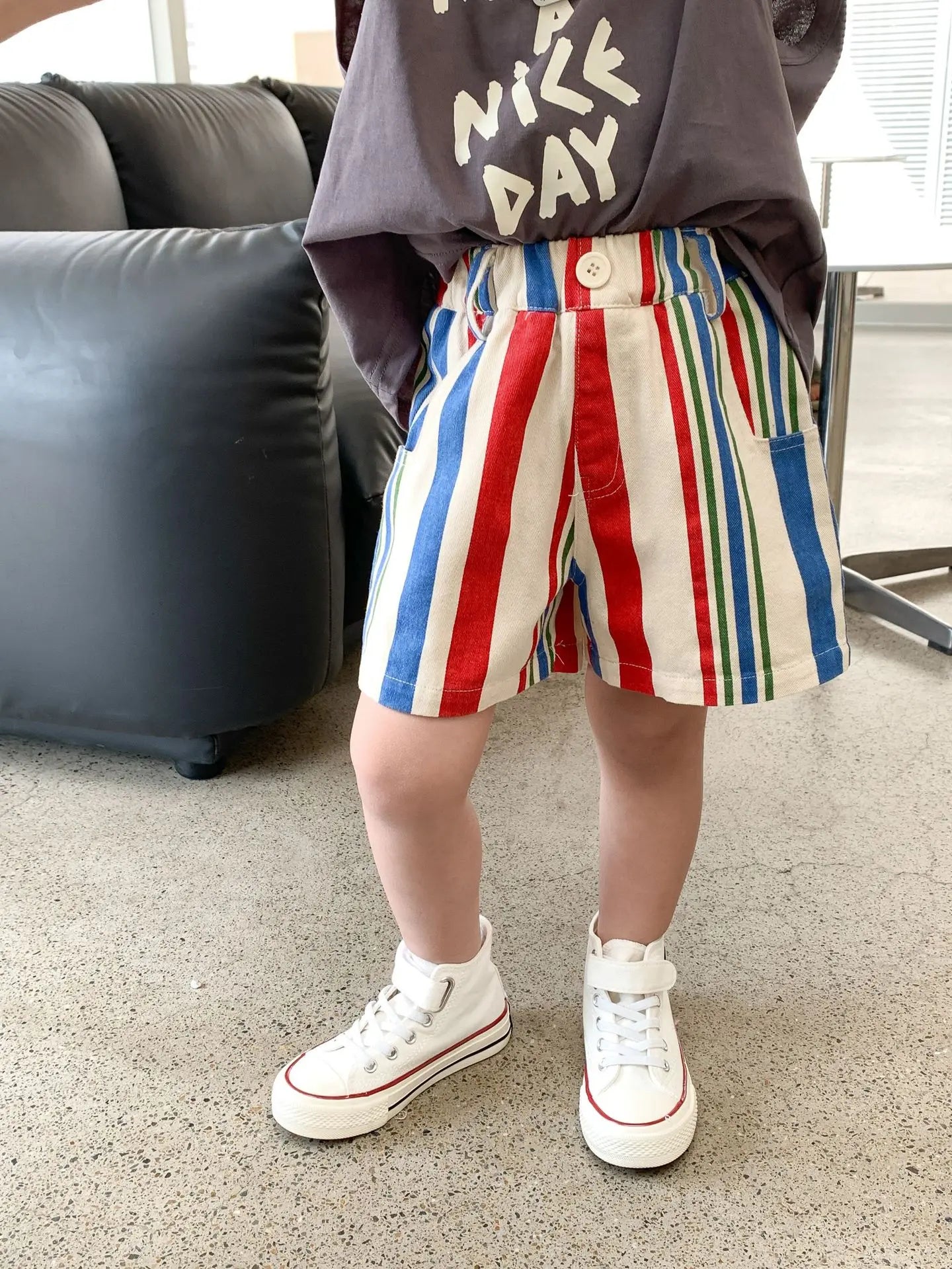 BERMUDAS RAYAS VINTAGE