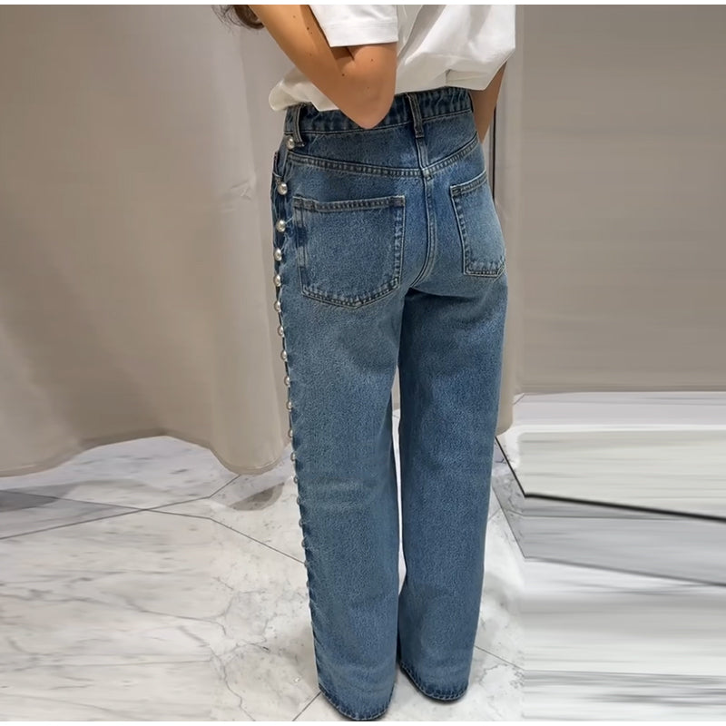 JEANS TACHUELAS
