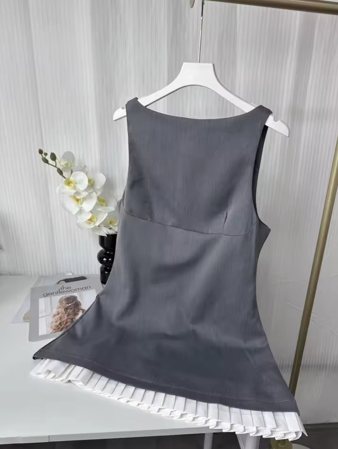 VESTIDO DETALLE POPELIN