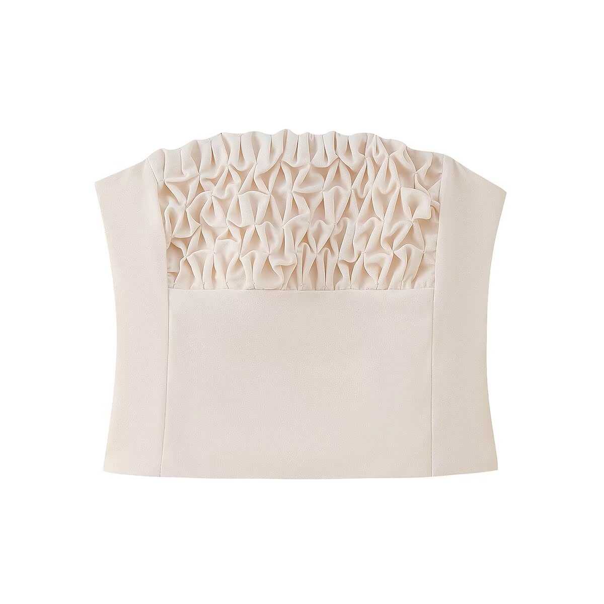 CONJUNTO TOP RELIEVE CON FALDA DE NUDO
