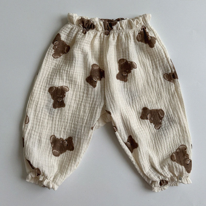 PANTALONES FINOS CON ESTAMPADO