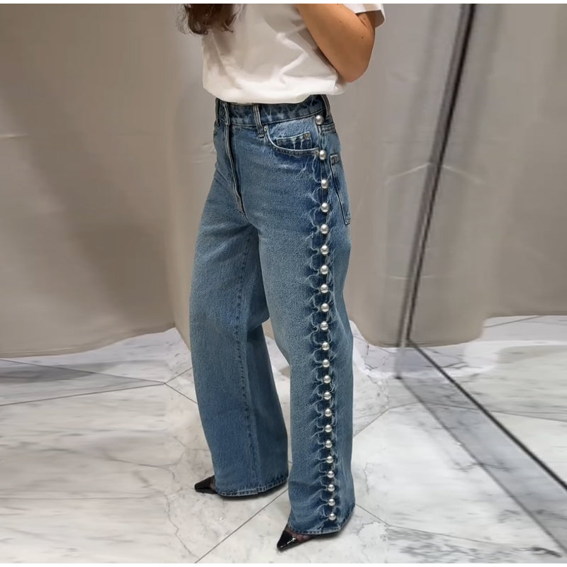 JEANS TACHUELAS