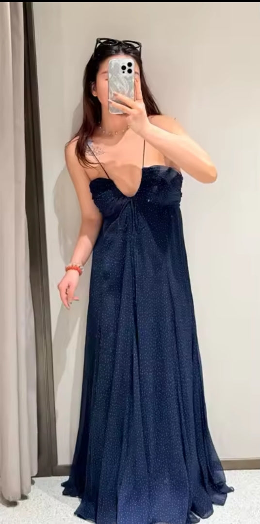 VESTIDO LUNARES MIDI