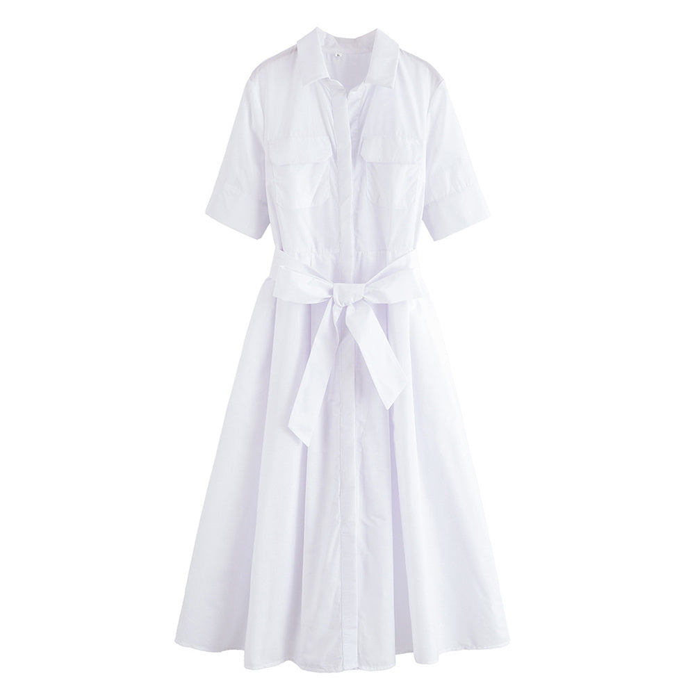 VESTIDO CAMISERO POPELIN