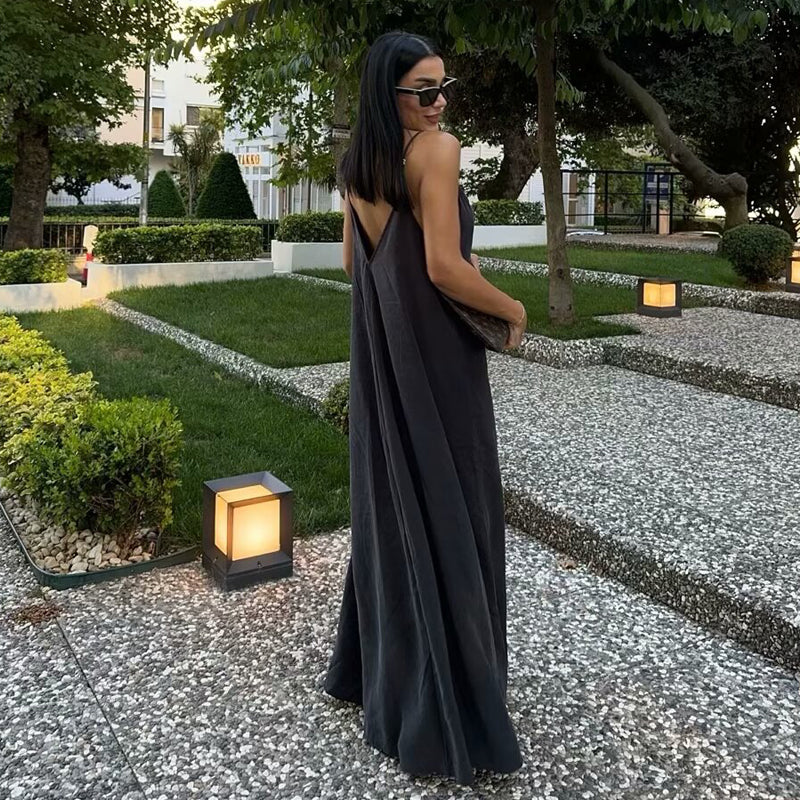 VESTIDO BÁSICO LARGO