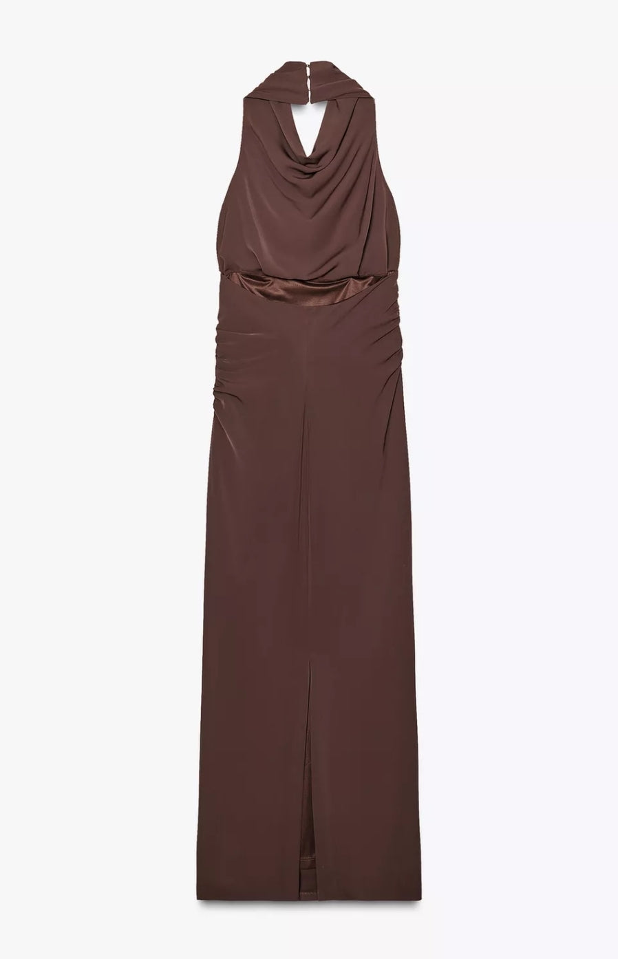 VESTIDO LARGO CON ESPALDA DESCUBIERTA