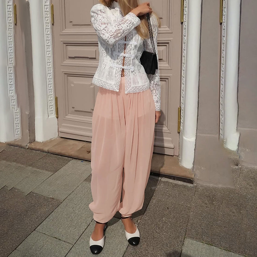 PANTALÓN BOMBACHO ROSA