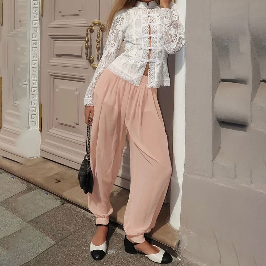 PANTALÓN BOMBACHO ROSA