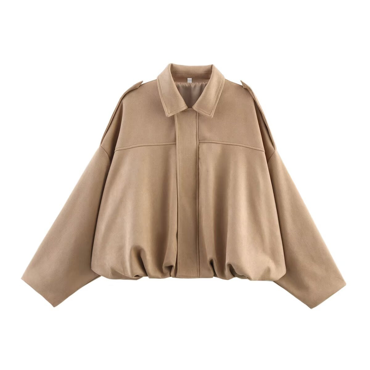 BOMBER SUELTA CON CUELLO