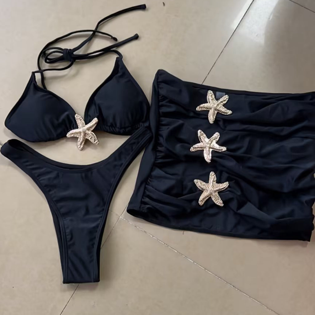 BIKINI 3 PIEZAS ESTRELLA DE MAR