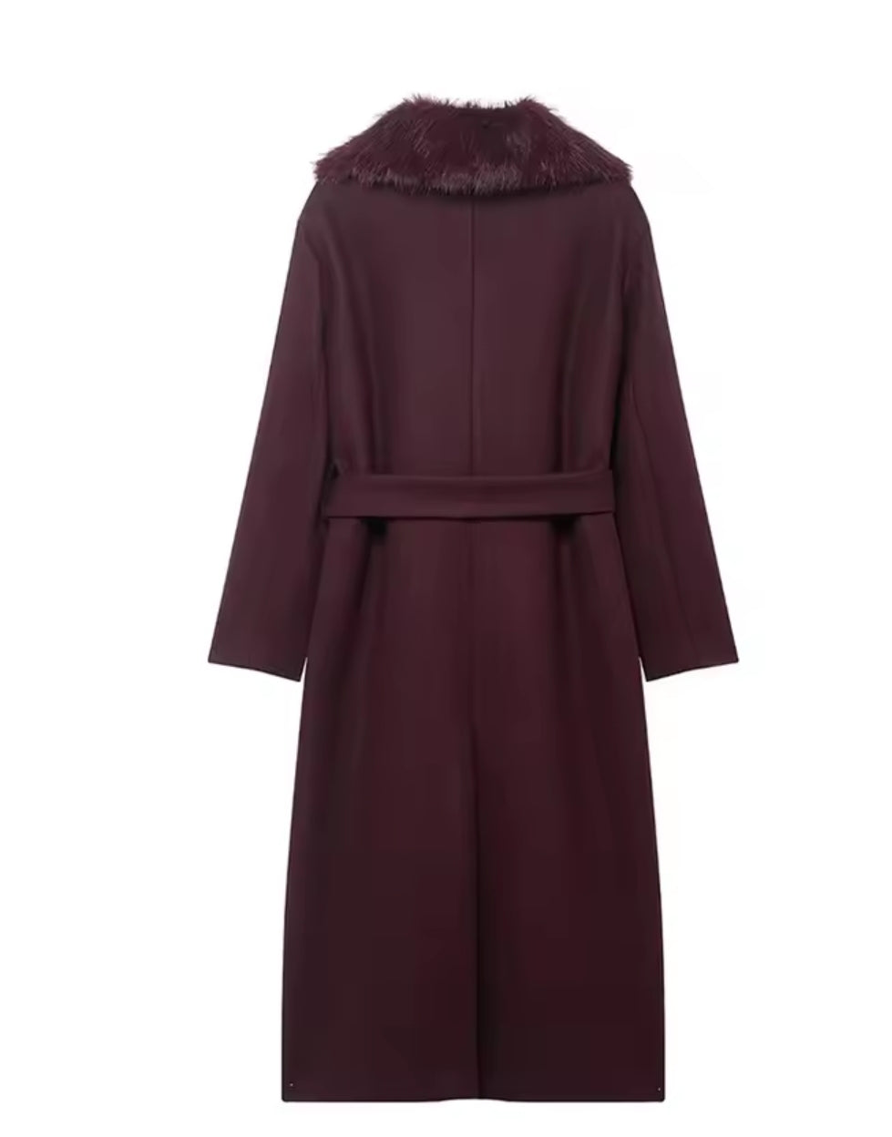 ABRIGO LARGO CON PELO