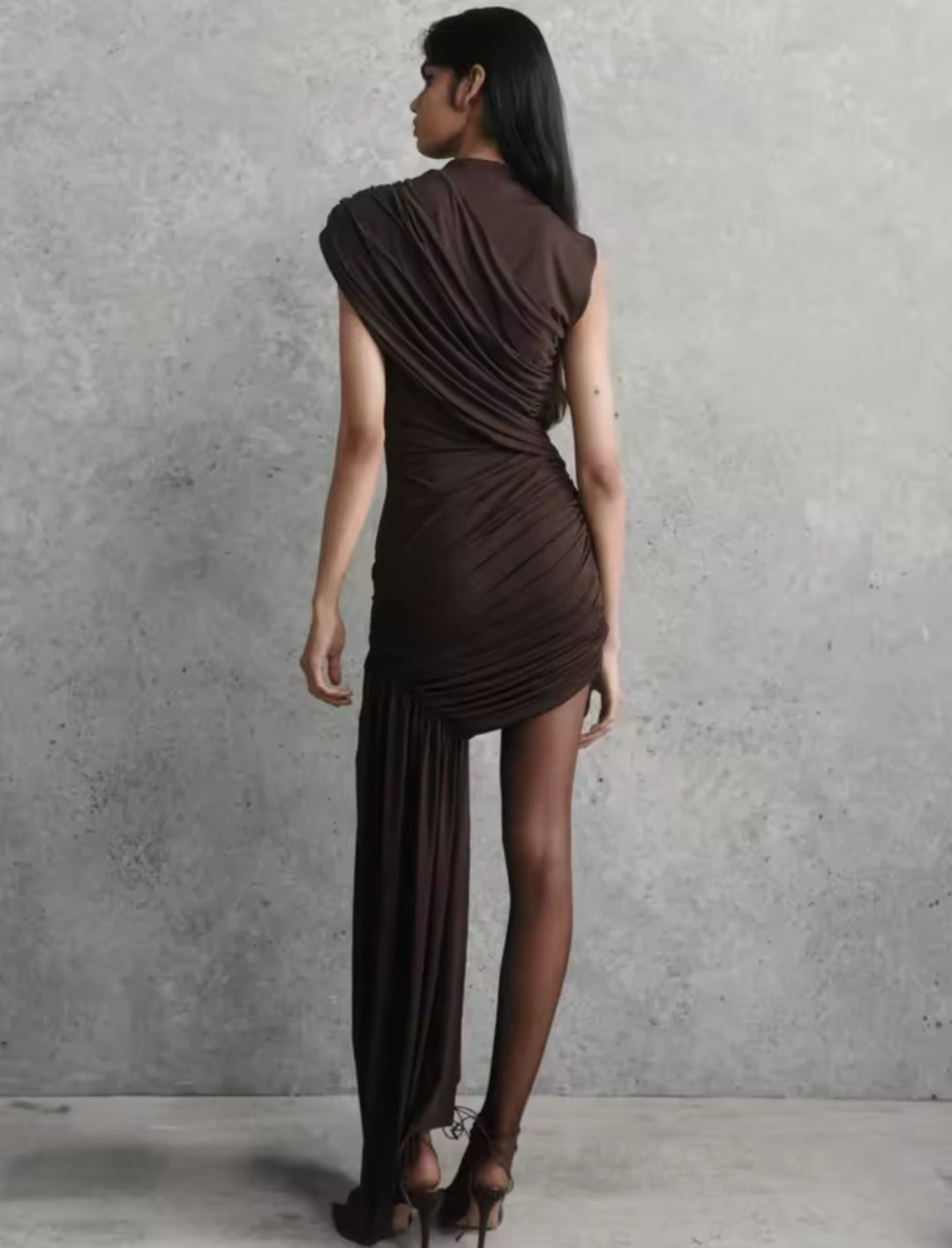 VESTIDO DRAPEADO