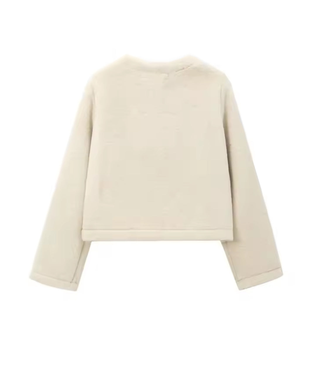 ABRIGO BLANCO DE PELO