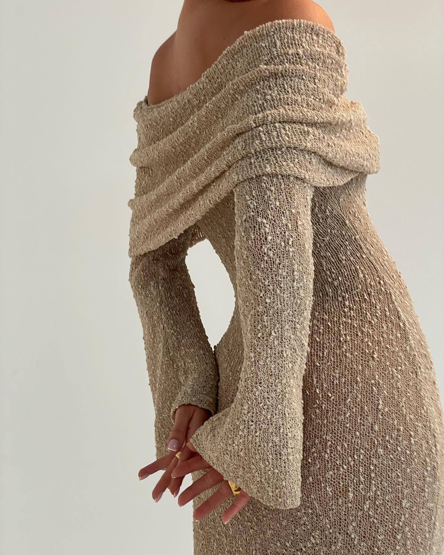 VESTIDO DE PUNTO SUELTO