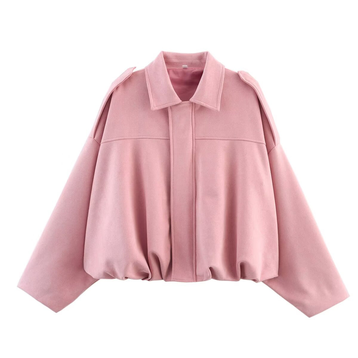 BOMBER SUELTA CON CUELLO