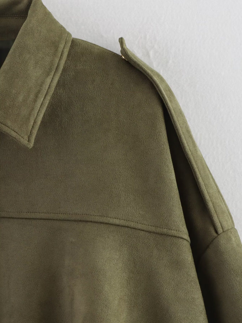 BOMBER SUELTA CON CUELLO
