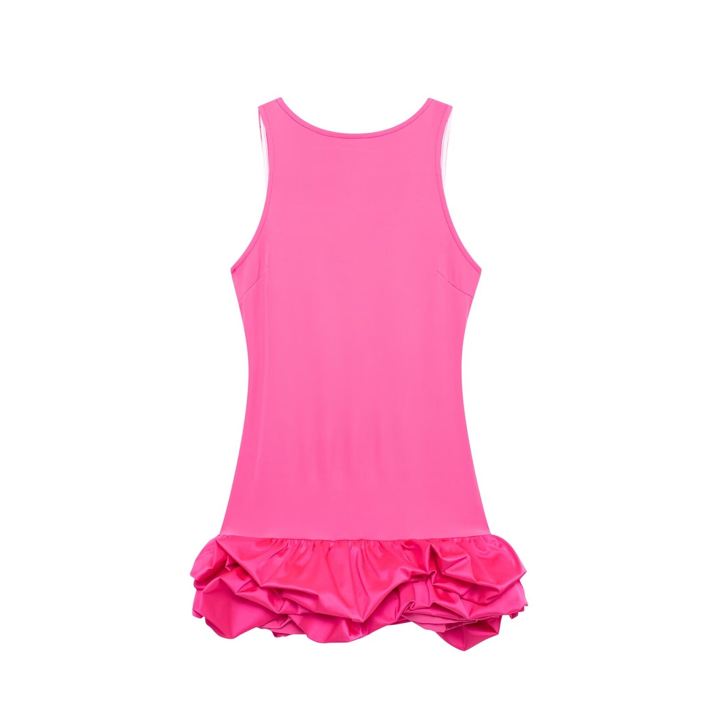 VESTIDO TIRANTES CON DETALLE DE VOLANTE