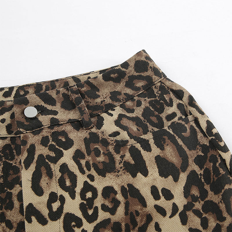 JEANS ANIMAL PRINT BROWN