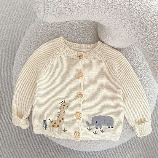 CHAQUETA BORDADO JIRAFA