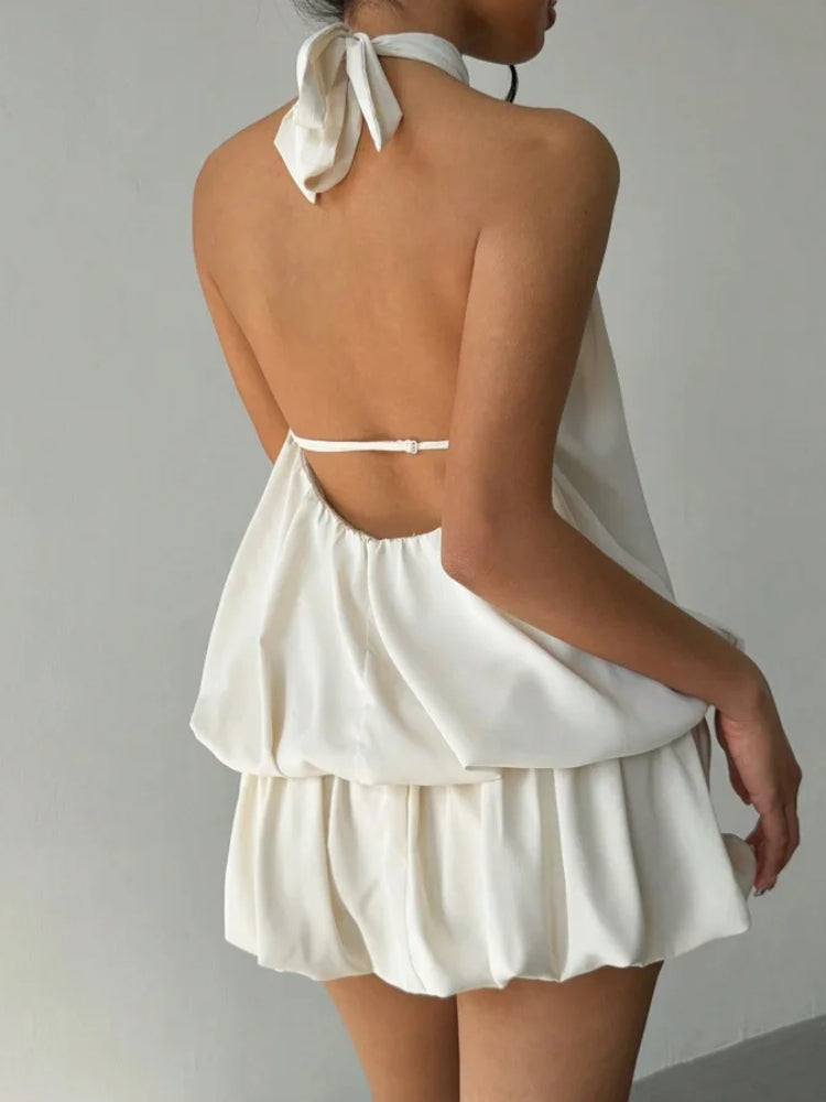 VESTIDO ESPALDA HALTER