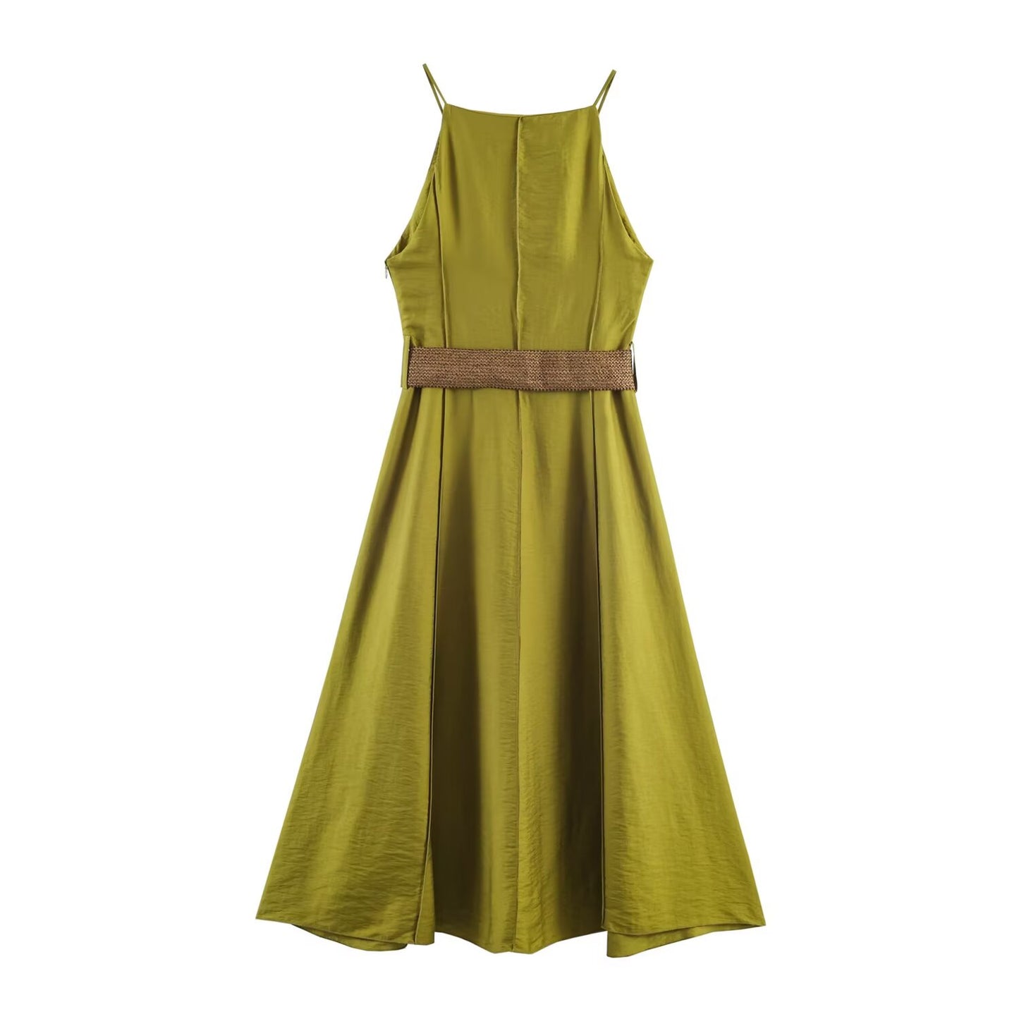 VESTIDO MIDI CINTURÓN