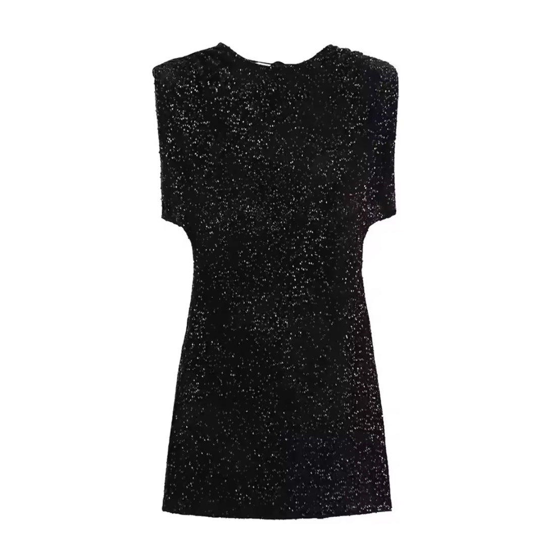 VESTIDO LENTEJUELAS SIN MANGAS