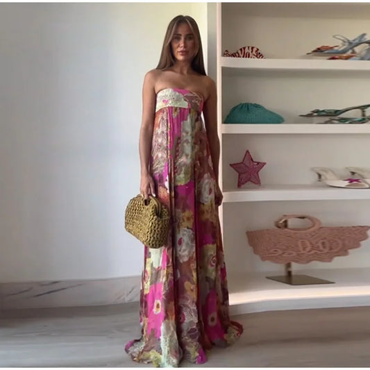 VESTIDO ESTAMPADO SIN MANGAS