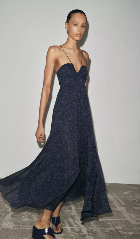 VESTIDO LUNARES MIDI