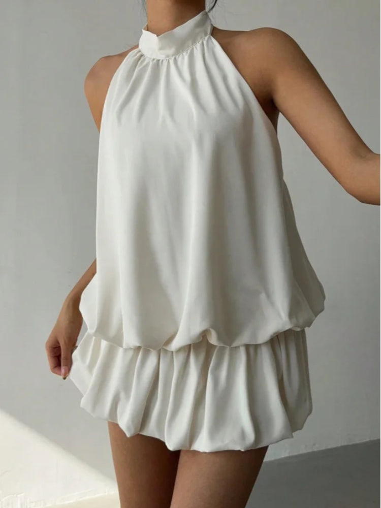 VESTIDO ESPALDA HALTER