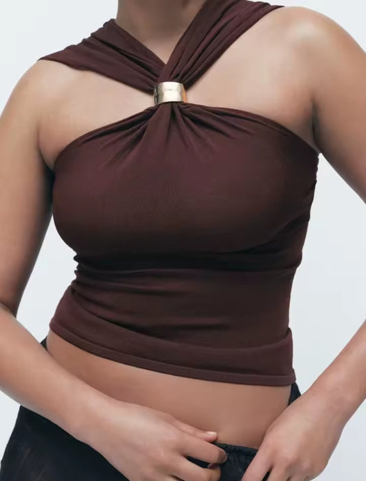 TOP ANILLA DORADA