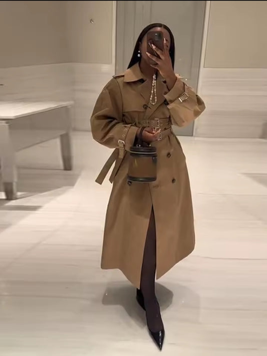 GABARDINA DOBLE CINTURÓN