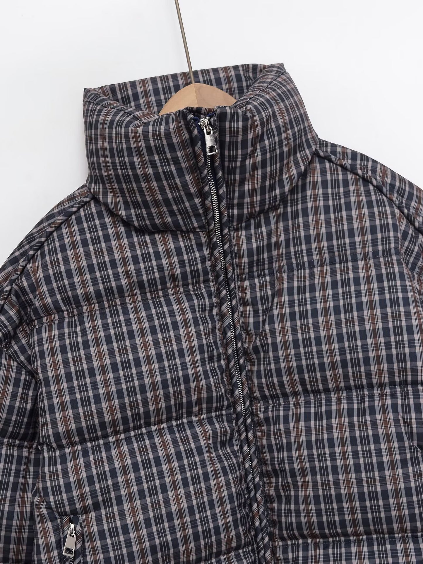 CHAQUETA ACOLCHADA DE CUADROS