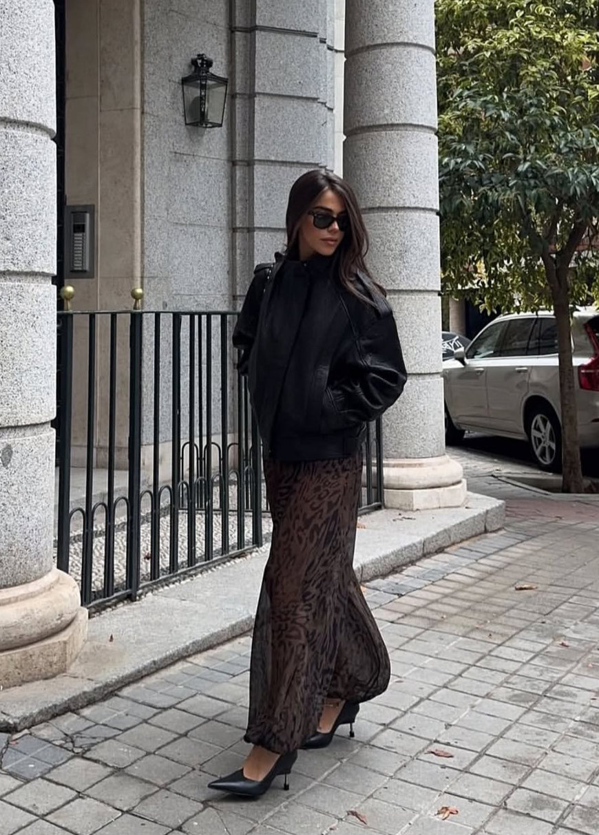 PANTALÓN BOMBACHO SEMITRANSPARENTE PRINT