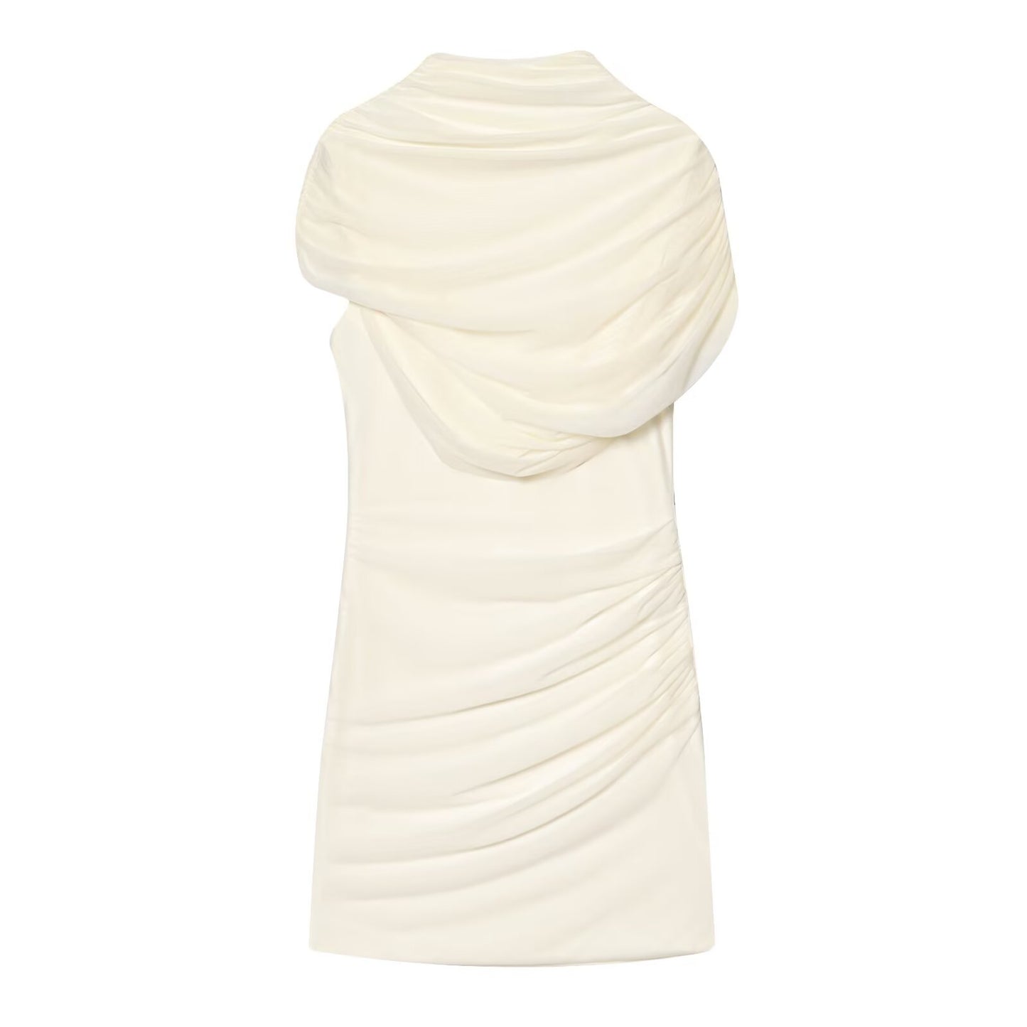 VESTIDO CORTO CAPA