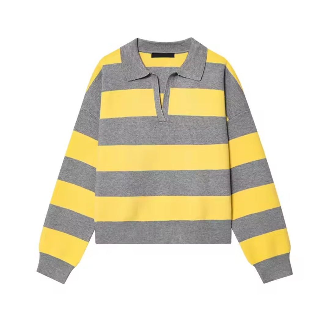 JERSEY RAYAS CON CUELLO