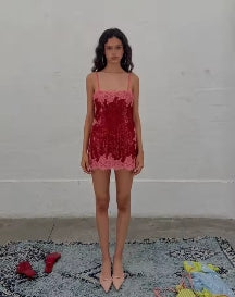 VESTIDO LENCERO CON LENTEJUELAS